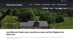 Desktop Screenshot of chaletjeanlemaitre.fr